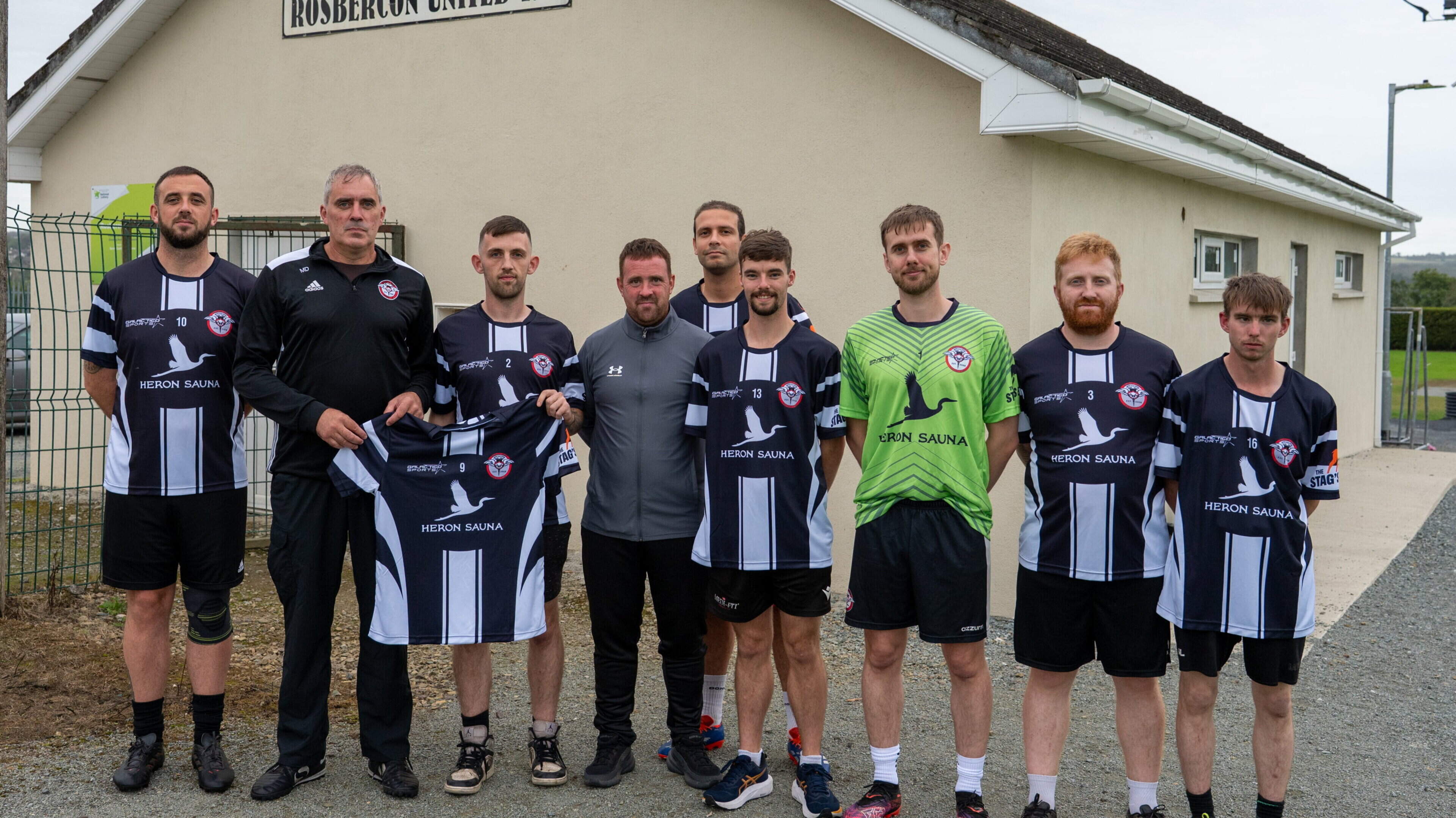 Rosbercon United unveil stylish new home and away kits ahead of season
